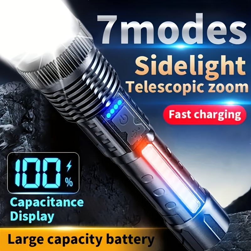 Powerful LED Flashlight Batter - đánh giá và giá Fishing Light