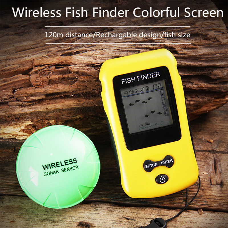 Brand New Colorful Wireless Fi - đánh giá và giá Fish Finder Transducer