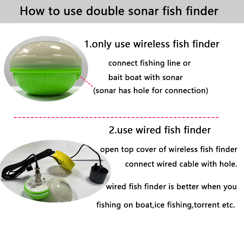 Portable Bluetooth Wireless So - đánh giá và giá Fishing Depth Finder
